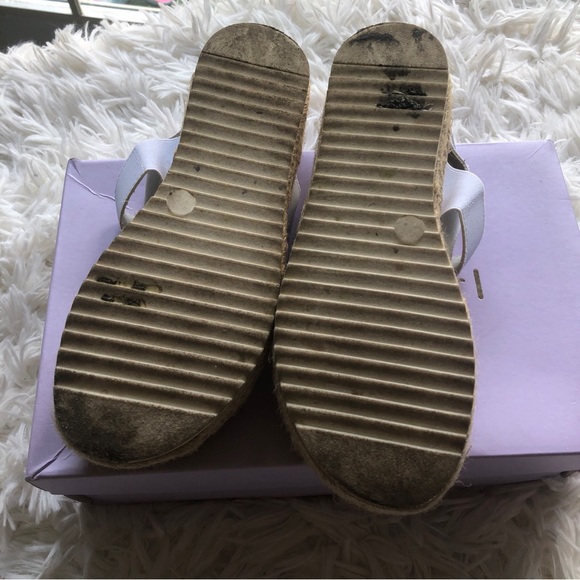 madden girl sandals womens Size 6 Cybell In White elastic straps - Picture 9 of 9